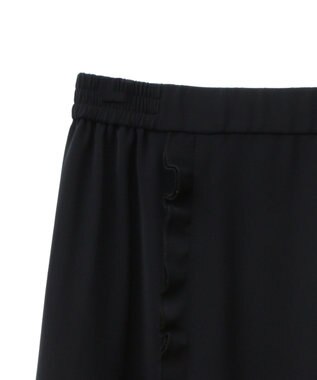 Green Parks ■ＥＳＣＡＲ　フロントフリルフレアスカート Black