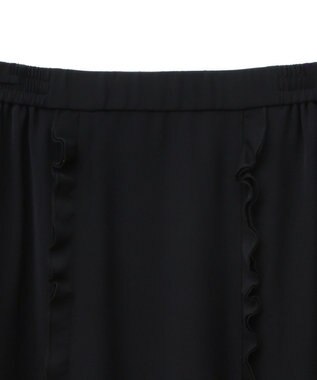 Green Parks ■ＥＳＣＡＲ　フロントフリルフレアスカート Black