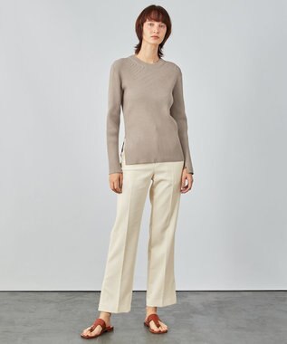 BEIGE， SABRES / ストレートパンツ Ecru