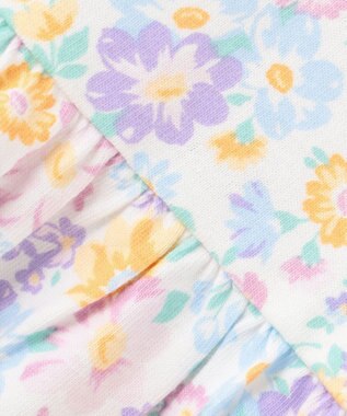 ANY KIDS カットソー  サマー ワンピース ピンク系花柄