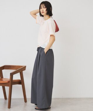 AMERICAN HOLIC 【2点セット】レイヤードシアーTシャツ Off White