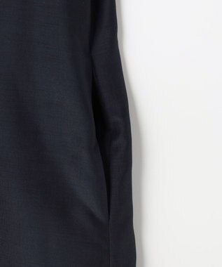 J.PRESS LADIES L エアリースパンボイル ワンピース ネイビー系