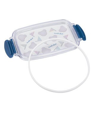 MIKI HOUSE HOT BISCUITS 【ミキハウス】 ミキハウスベア ランチボックス（500ｍｌ） 紺