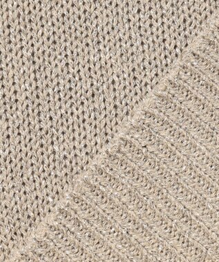 J.PRESS LADIES STARFALL ラメ ニット シャンパン系