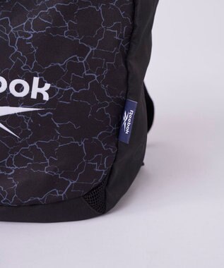 OP／FILA 【Reebok】ブランドロゴ入り巾着型ナップサック ブラック