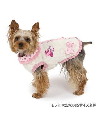 PET PARADISE ディズニー ミニーマウス ジップベスト 《ピンク》 小型犬 ミニーマウス