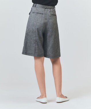 GRACE CONTINENTAL リネンデニムライクパンツ ブラック