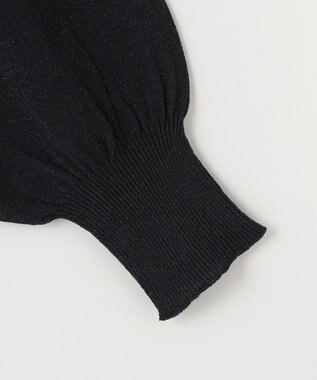 Feroux ラメニット ボレロ ブラック系