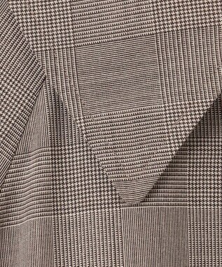 BEIGE， MER / グレンチェックコート Beige