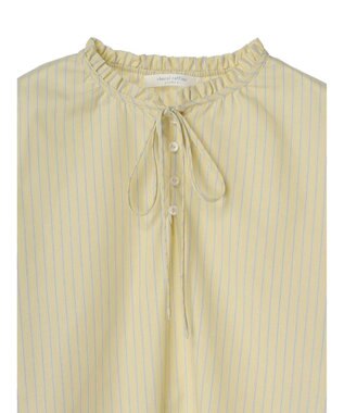 Green Parks スタンドフリルアソートブラウス Yellow