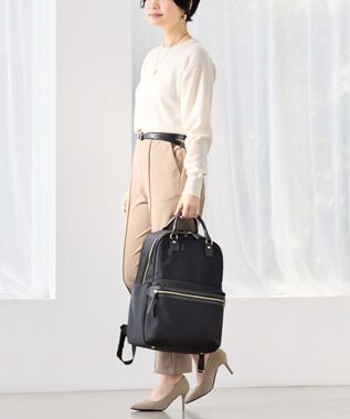 ACE BAGS & LUGGAGE ace. ラポルテム ビジネスリュック 2気室 B4 15.6インチPC収納 25L 68522 エース ブラック