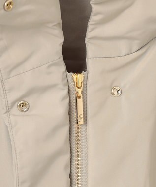 自由区 S 【洗える】パッファー ベスト ベージュ