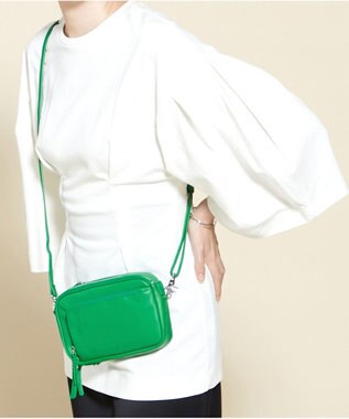Y'SACCS イタリアンシープ多機能ポシェット グリーン