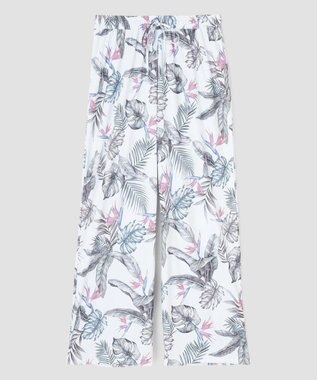 San-ai Resort（三愛水着楽園） ロングパンツ　M　【San-ai Resort（サンアイリゾート）】 ホワイト