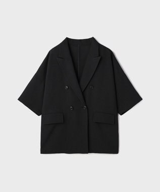 GRACE CONTINENTAL ドルマンテーラードジャケット ブラック