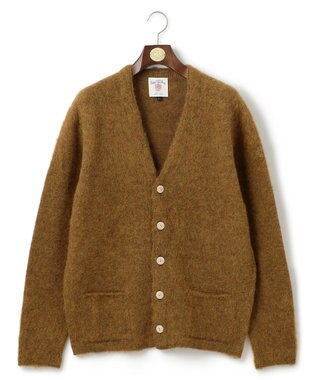 J.PRESS MEN 【J.PRESS ORIGINALS】Shaggy Dog Sweater Cardigan / Japan Made イエロー系