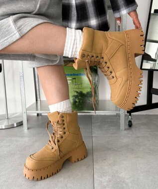 WEGO スニーカーブーツ キャメル