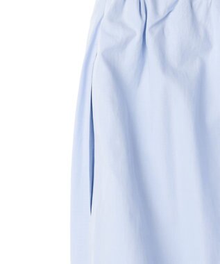 BEIGE， MALLOW / コットンタック イージーフレアスカート Sax