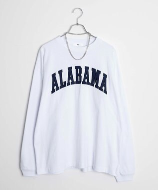 WEGO 【SETITEM】アクセ付きグラフィックロンT ホワイト