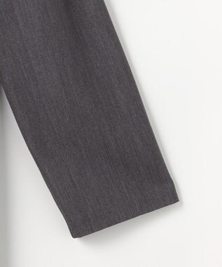 組曲 S 【前後着用可】ラメストライプボウタイ ワンピース グレー系1