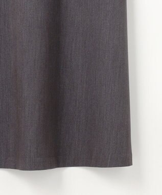 組曲 S 【前後着用可】ラメストライプボウタイ ワンピース グレー系1