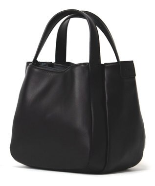 Y'SACCS イタリアンシープ 2wayラウンドトート ブラック