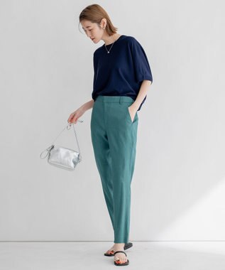 23区 【WEB限定】レザーポシェット ショルダーバッグ シルバー系