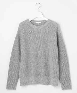 自由区 L 【カタログ掲載】カラーメランジ ニット グレー
