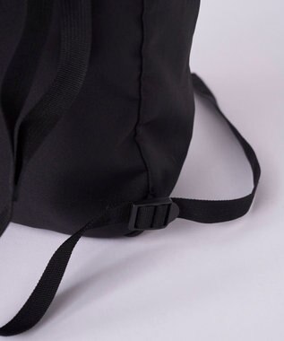 OP／FILA 【Reebok】ブランドロゴ入り巾着型ナップサック ブラック