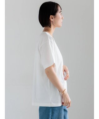 Te chichi 【Disney】MICKEY/ロゴプリントTシャツ オフホワイト