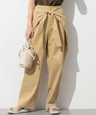  【GOLD LABEL】チノ ラップワイドパンツ