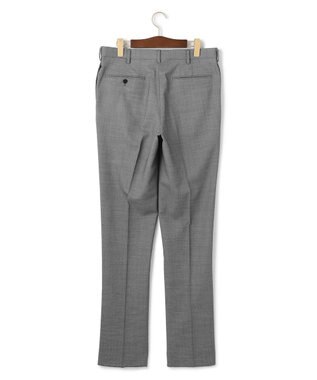 J.PRESS MEN 【KING SIZE】【Peppin Merino Comfort】【ウォッシャブル可 / 折り目加工】バーズアイ スラックス / ノータック ライトグレー系