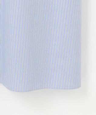 J.PRESS LADIES L 【洗える・接触冷感・UVケア】エステネージュ シャツ ワンピース ブルーストライプ系