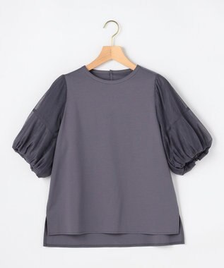 組曲 【先行予約・WEB限定】コットンポンチ チュールコンビ カットソー