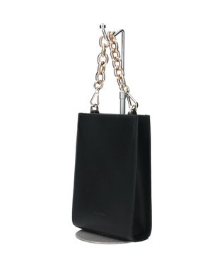 INTER-CHAUSSURES 【RIPANI】チェーンハンドルミニショルダーバッグ ブラック