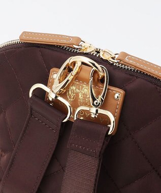 LA BAGAGERIE 撥水ナイロンキルティング3WAYリュック ワイン