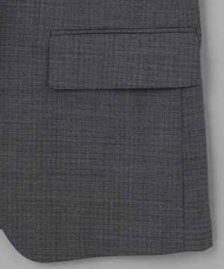 GOTAIRIKU 【AIRY MOVE / セットアップ対応】ウールポリエステルドットエアー セットアップジャケット グレー系8