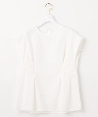 ANY SIS L 【洗える】カラミタンブラータック ブラウス オフ