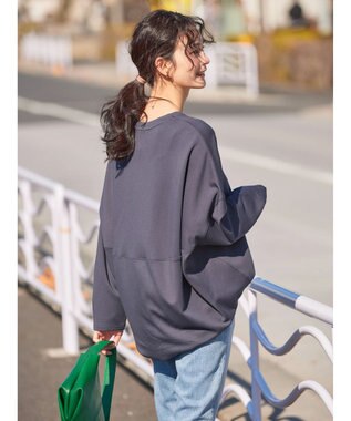 AMERICAN HOLIC ＵＶカット　ポンチコクーンプルオーバー Charcoal Gray