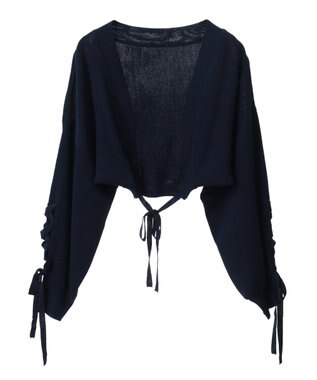 Green Parks ｄａｚｚｌｉｎ　ニットボレロ Navy