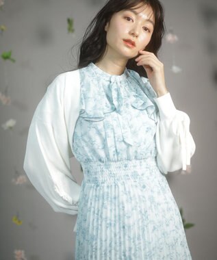 Green Parks ｄａｚｚｌｉｎ　ニットボレロ Off White