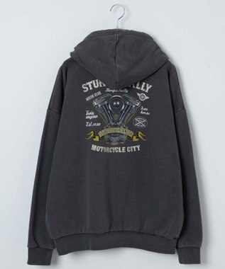 WEGO ピグメントグラフィックプルパーカー 柄3