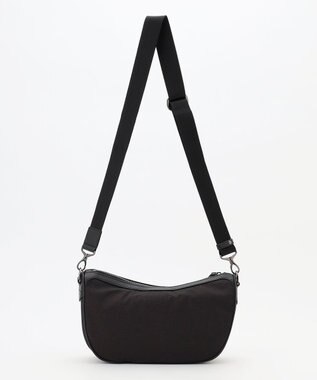 JOSEPH ABBOUD 【軽量/撥水素材】インターレースハーフムーンバッグ ダークブラウン系