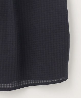 ANY SIS 【吸水速乾・UVケア・接触冷感】コンフォートジャージー ブラウス ネイビー