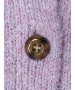 earth music&ecology ファンシーヤーンメランジカーディガン Lavender