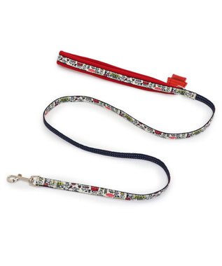 PET PARADISE スヌーピー リード 《ペア柄 》 ＳＭ レッド