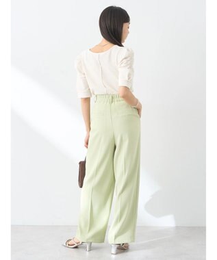 earth music&ecology ぽこぽこパワショルプルオーバー Ivory