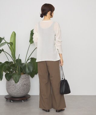 AMERICAN HOLIC 楊柳シアーブラウス Off White