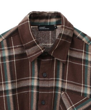 CRAFT STANDARD BOUTIQUE ネルチェックシャツ Brown