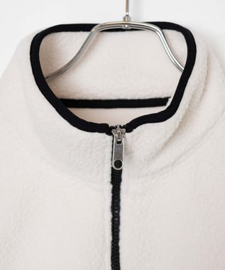 WEGO フリース ハーフZIPプルオーバー オフホワイト